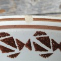 Grand bol ''Portneuf''' décoré de motifs à éponge, vaisselle  - 5