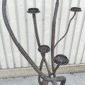 Artisanal metal candlestick  - 3