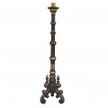 Grand chandelier Pascal tourné en bois, chandelier d'église  - 1
