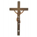 Large hand-carved wooden crucifix, strong spiritual presence. - 3