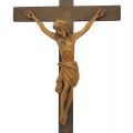 Large hand-carved wooden crucifix, strong spiritual presence. - 1