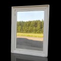 Large wall miror with wooden frame  - 1