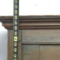 Grande armoire antique en pin décorée de 12 caissons, vers 1840 - 5