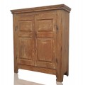 Grande armoire ayant été rétrécie en hauteur, clous forgés - 1