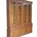 Antique oak bookcase cupboard  - 4