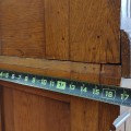 Antique oak bookcase cupboard  - 6