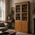 Antique bookcase cupboard  - 2