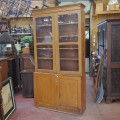 Antique bookcase cupboard  - 8