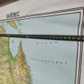 Large Québec relief school map - 2
