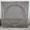 Antique cast iron floor grid  - 1