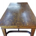 Grande table antique en chêne maillé, 7 pieds de long  - 2