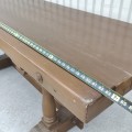 Antique turned legs table  - 4