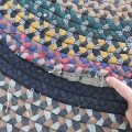 Grasnd tapis tressé (voir autres photos pour condition) - 4