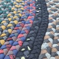 Grasnd tapis tressé (voir autres photos pour condition) - 5