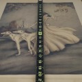 Gravure art déco signée Martine, The garden Walk, tableau - 4