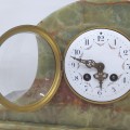 Vintage onyx mantel clock and candlesticks (see other picture for condition) - 3