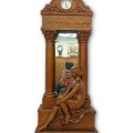 Petrucci plaster staue miror and clock - 1