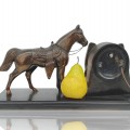 Horloge décorative avec cheval  - 3