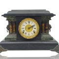 Antique fire mantle clock  - 1
