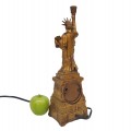 Vintage Statue of Liberty clock with bronze-tone finish. - 3