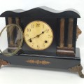 Fire mantel clock - 2