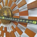 Horloge mural Mid-century modern Westclox starbust - 2