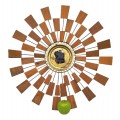 Horloge mural Mid-century modern Westclox starbust - 3