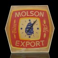 Molson Export advertising clock  - 1