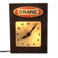 Vintage advertising crane clock  - 1