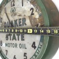 Horloge publicitaire Quaker State motor, vitre craquée  - 2