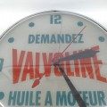 Motor oil valvoline advertising clock (dial window broken) - 2