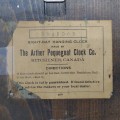 Regulator wall clock signed Arthur Pequegnat - 4