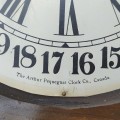 Regulator wall clock signed Arthur Pequegnat - 6
