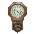 Regulator wall clock signed Arthur Pequegnat - 1