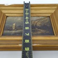 Huile sur bois signée Laloue, petit tableau, peinture  - 4
