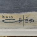 Oil on masonite signed Bruno Côté, painting (16'' x 20'') - 3