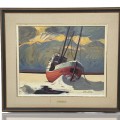 Oil on masonite signed Bruno Côté, painting (16'' x 20'') - 1