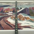 Huile sur masonite signée Bruno Côté, St-Fidèle (30'' x 36''), tableau, peinture  - 5