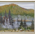 Oil on masonite signed Christian Bergeron 12 x 10, painting  - 2