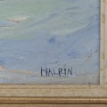 Oil on masonite signed James Halpin  - 2