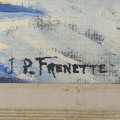 Oil on masonite signed Jean-Paul Frenette  - 2