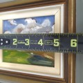 Huile sur masonite signée Maurice Lebon, tableau, peinture  - 4