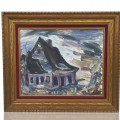 Oil on masonite signed Tremblay - 1