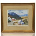 Huile sur toile signée Grenier, tableau, peinture  - 1