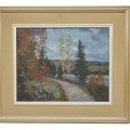 Oil on canvas signed Herman Bartlett, painting (20'' x 16'')  - 1