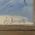 Oil on canvas signed Jos Bernard, painting  - 2