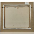 Huile sur toile signée Marcelle Dubé (32'' x 36''), tableau, peinture  - 6