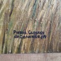 Huile sur toile signée Pierre Clossey de Comines, tableau, peinture  - 2