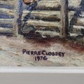 Oil on canvas signed Pierre Clossey, painting  - 2
