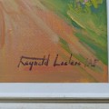 Huile sur toile signée Raynald Leclerc, tableau, peinture - 2
